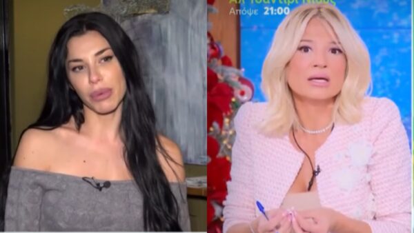 Η Φαίη Σκορδά και η Ειρήνη Στεργιανού (κολάζ)