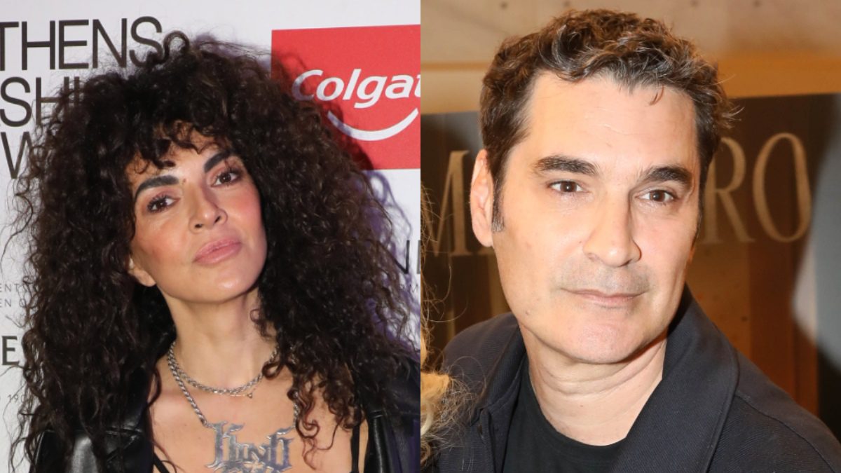 Η Μαρία Σολωμού και ο Χριστόφορος Παπακαλιάτης (κολάζ)