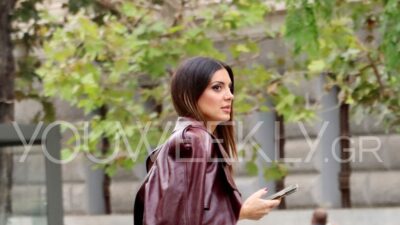 Η Σταματινα Τσιμτσιλή στους δρόμους της Αθήνας