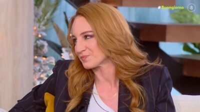 Η Στεφανία Γουλιώτη στο πλατό του Buongiorno