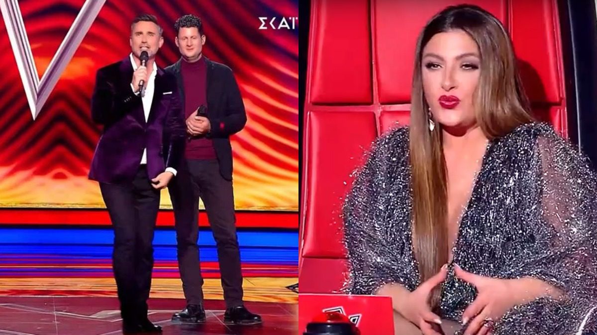 Ο Καπουτζίδης και η Παπαρίζου στο The Voice