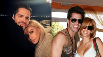 Ο Γιώργος Τσαλίκης με την σύζυγό του, Δώρα, το 2007 και το 2024