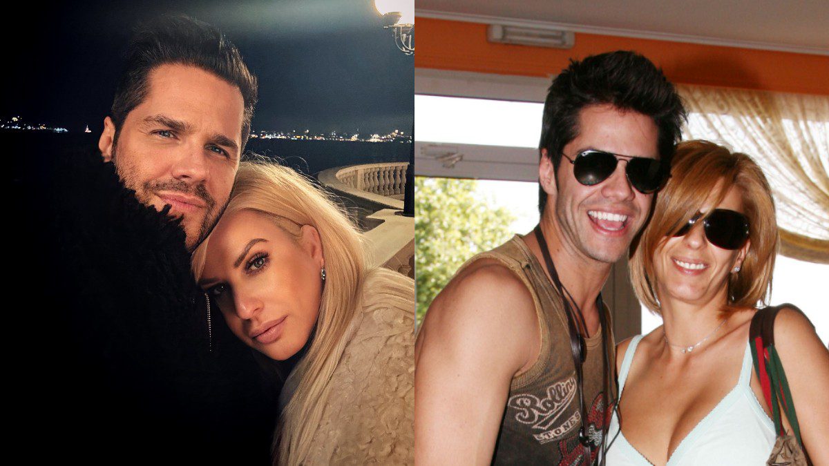 Ο Γιώργος Τσαλίκης με την σύζυγό του, Δώρα, το 2007 και το 2024