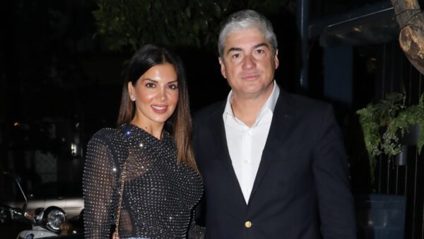 Η Σταματίνα Τσιμτσιλή και ο Θέμης Σοφός σε βραδινή τους έξοδο