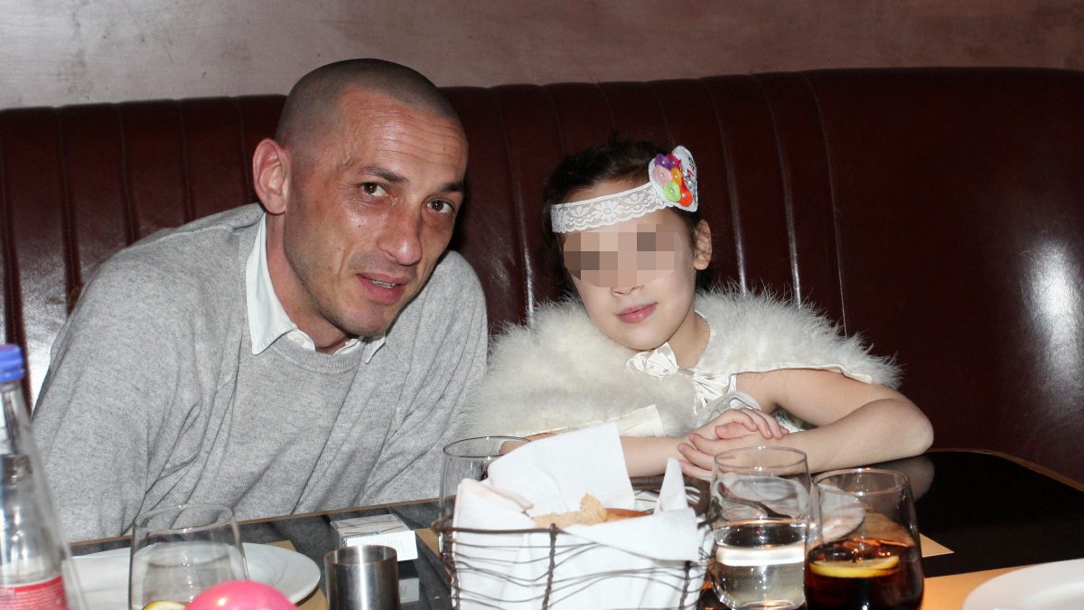 Ο Μπρούνο Τσιρίλο με την κόρη του παλιά