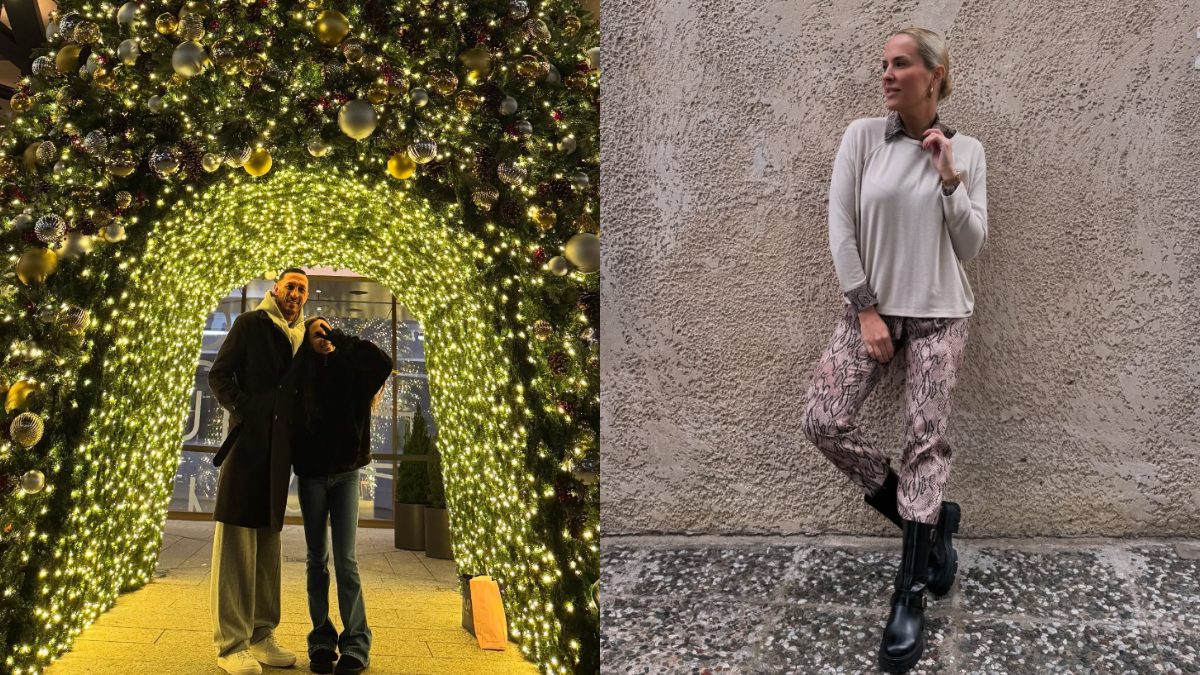 Ο Μπρούνο Τσιρίλο με την κότη του και η Έλενα Ασημακοπούλου