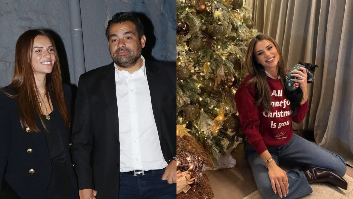 Η Ελένη Τσολάκη με τον Παύλο Πετρουλάκη και εκείνη στο σπίτι τους