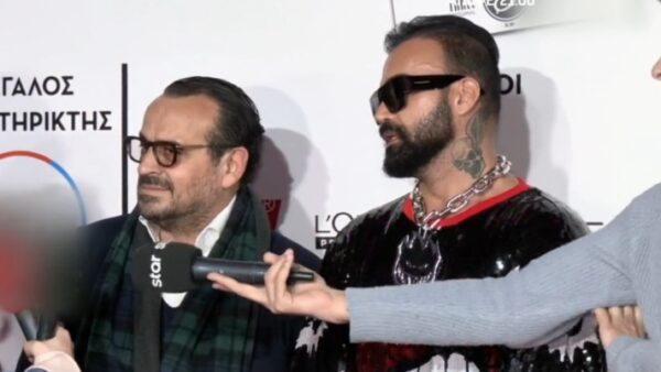 Ο Βασίλης Ζούλιας και ο Περικλής Κονδυλάτος στο Happy Day