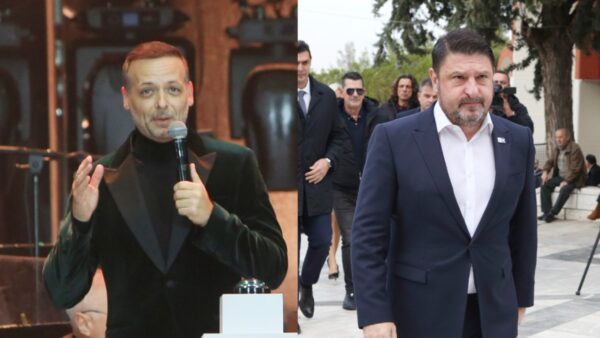 Ο Χάρης Δούκας και ο Νίκος Χαρδαλιάς