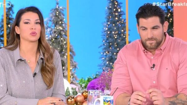 Η Ελένη Χατζίδου και ο Ετεοκλής Παύλου στο Breakfast at Star
