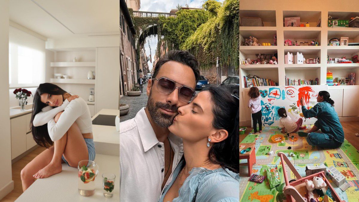 Η Χριστίνα Μπόμπα και ο Σάκης Τανιμανίδης στο Instagram.