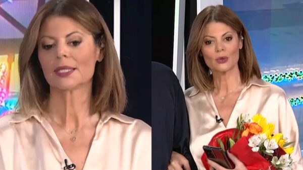 Η Χριστίνα Βίδου συγκινημένη στον αέρα της ΕΡΤ