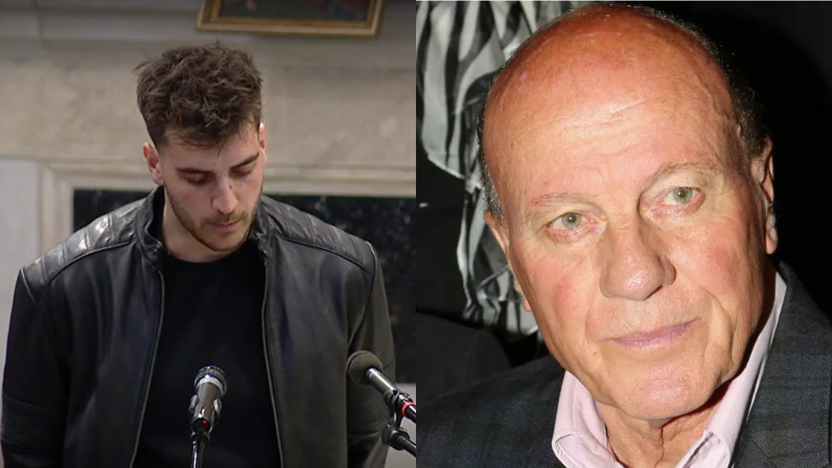 ο Φώτης Ιωαννίδης μιλάει για τον Μ. Δομάζο στην κηδεία του