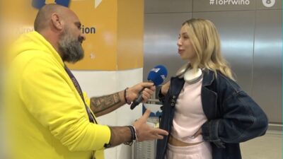Η Γαρυφαλλιά Καληφώνη στην κάμερα του αντ1