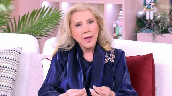 Η Λίτσα Πατέρα στο στούντιο του Happy Day