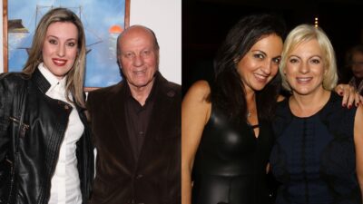 Ο Μίμης Δομάζος με τις κόρες του