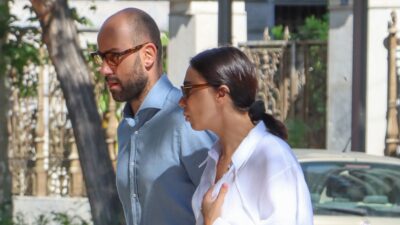 Ο Βασίλης Σπανούλης και η Ολυμπία Χοψονίδου