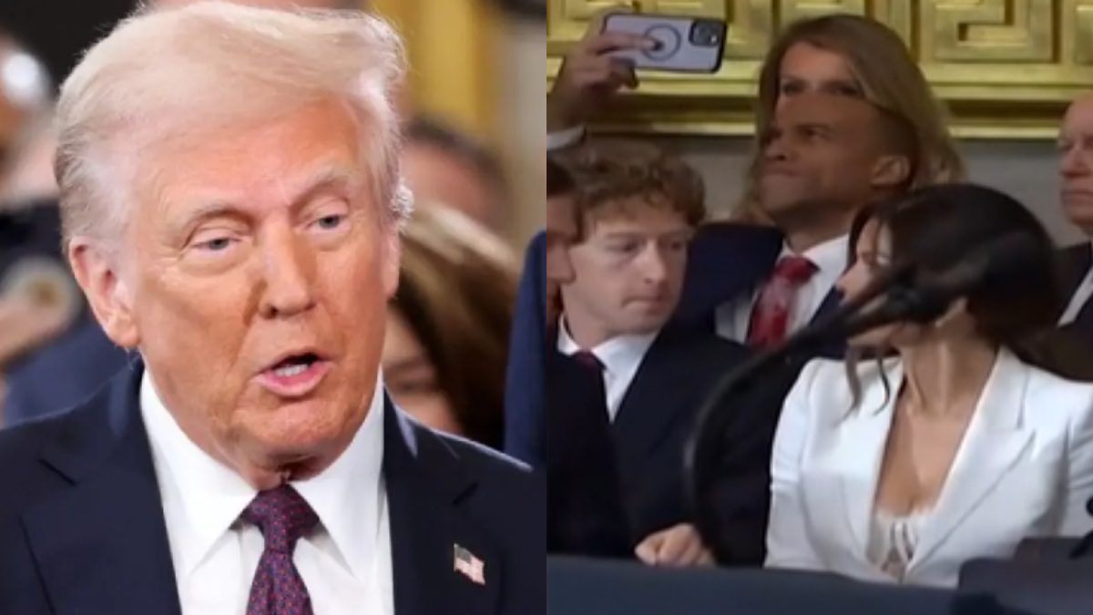 Ο Μαρκ Ζούκερμπεργκ κοιτάει το στήθος της Λόρεν Σάντσεζ