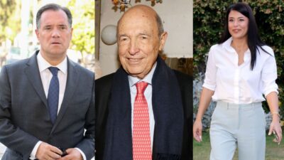 Ο Άδωνις Γεωργιάδης, ο Κώστας Σημίτης και η Αφροδίτη Λατινοπούλου.