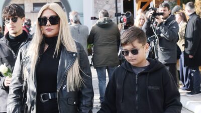 Στο κοιμητήριο η Αγγελική Ηλιάδη