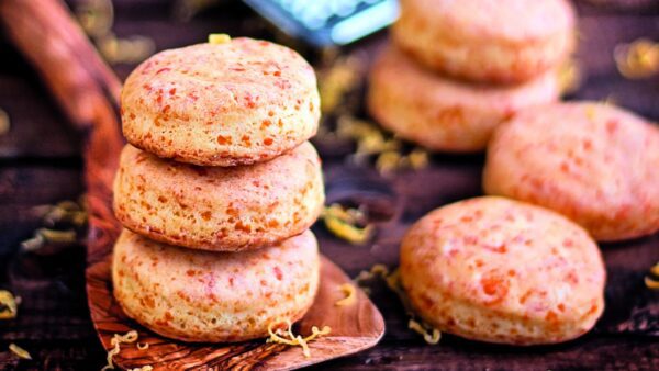 αλμυρά μπισκότα με τσένταρ