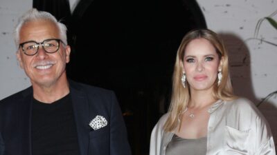 Η Ανίτα Μπραντ και ο Χάρης Χριστόπουλος