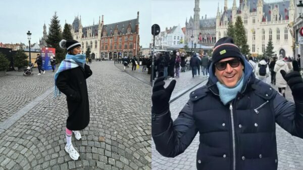 Η Μαρία Αντωνά και ο Γιώργος Λιάγκας στο Βέλγιο