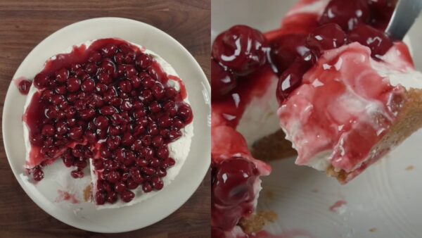 Cheesecake με μελομακάρονα