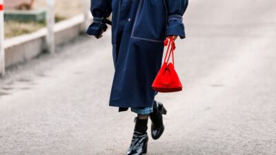 Τζιν καμπαρντίνα στο street style