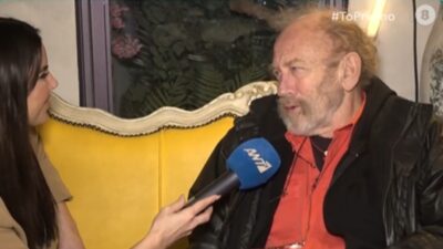 Ο Δημήτρης Πετρόπουλος στην κάμερα του αντ1