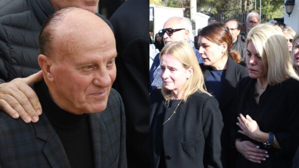 Ο Μίμης Δομάζος και οι κόρες του Νίκου Σαργκάνη