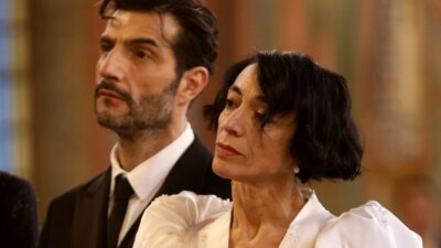 Η Έλενα Τοπαλίδου και ο Νίκος Κουρής στον γάμο τους.