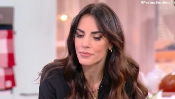 Η Ελισάβετ Σπανού στο πλατό του Open