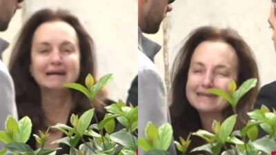 Η Ευαγγελία Δομάζου στο λαϊκό προσκύνημα για τον πατέρα της