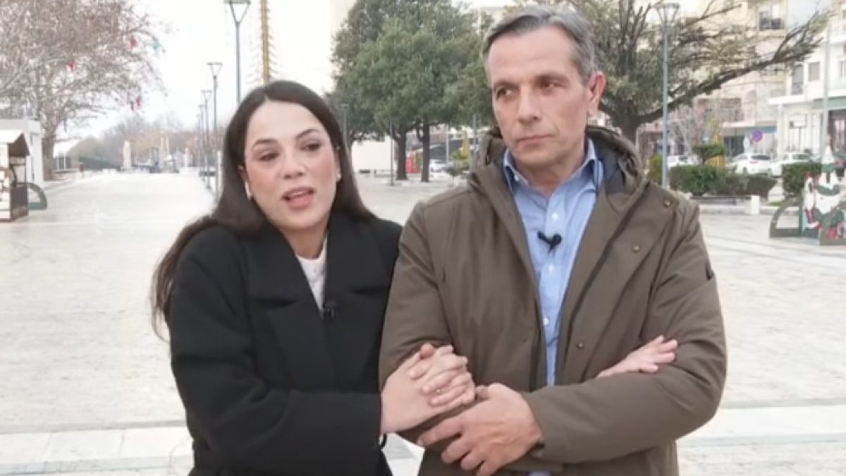 Η Ευλαμπία Ρέβη και ο Γιώργος Κουρδής στην κάμερα του Happy Day