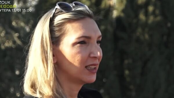 Η Φανή Χαλκιά στην κάμερα του αντ1