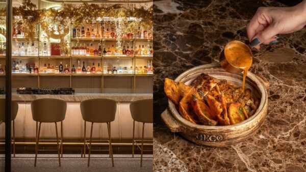 εικόνες από το μαγαζί Geco και το φαγητό του