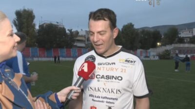 Ο Γιώργος Αγγελόπουλος στην κάμερα του Happy Day