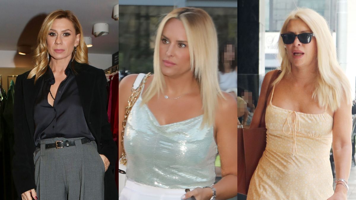 Η Κατερίνα Καραβάτου η Έλενα Ασημακοπούλου και η Ελένη Μενεγάκη