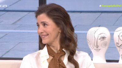 Η Κατερίνα Λέχου στο Χαμογέλα και Πάλι