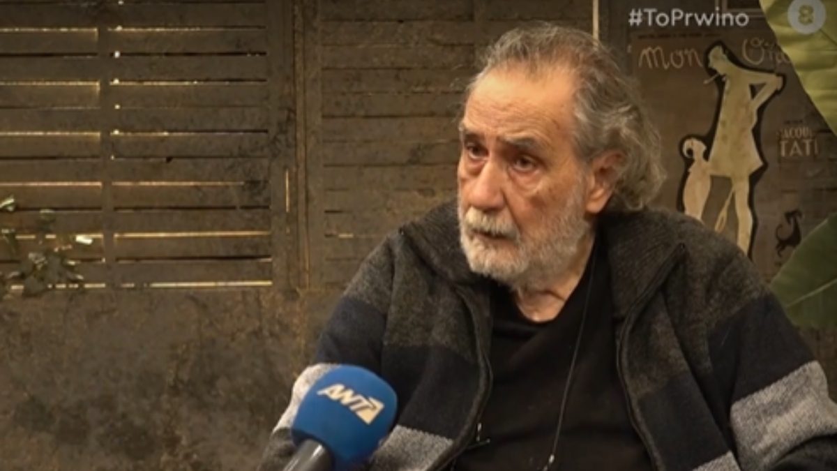Ο Κώστας Αρζόγλου μιλάει στην κάμερα του αντ1