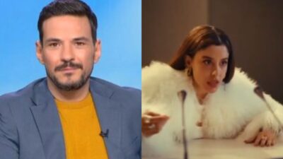 Ο Κώστας Τσουρός και η Μαρίνα Σάττι.