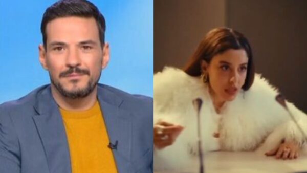 Ο Κώστας Τσουρός και η Μαρίνα Σάττι.