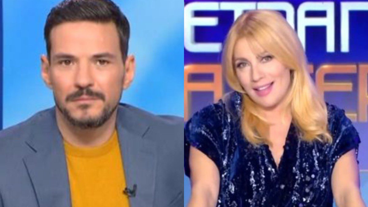 Ο Κώστας Τσουρός και η Σμαράγδα Καρύδη.