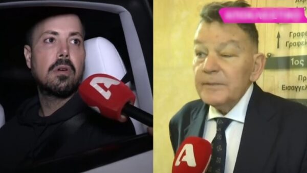 Ο Πέτρος Κουσουλός και ο Αλέξης Κούγιας στο Super Κατερίνα.