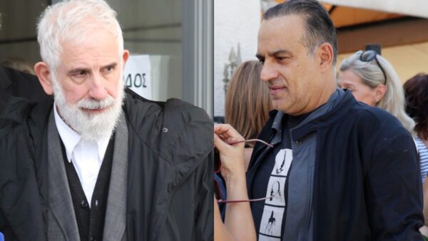 Ο Κρατερός Κατσούλης και ο Πέτρος Φιλιππίδης