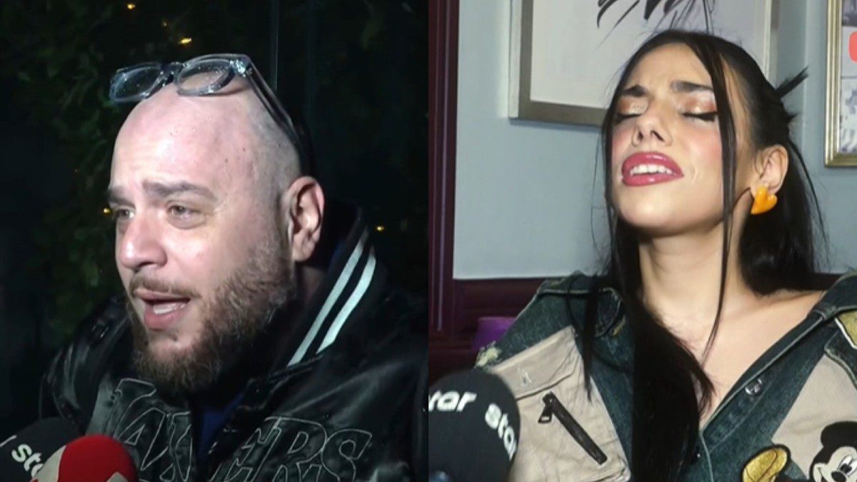 Ο Φώτης Λαμπρόπουλος και η Εμμανουέλα στο Breakfast at Star.