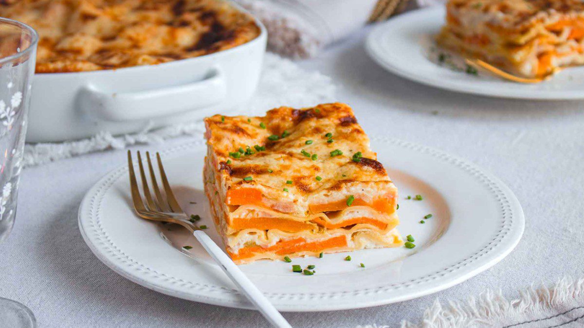 Λαζάνια με κολοκύθα