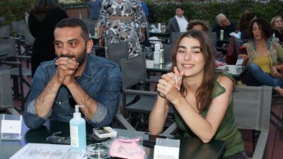 Η Χρύσα Μιχαλοπούλου και ο Λεωνίδας Κουτσόπουλος.