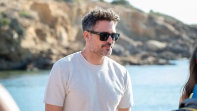 Ο Μιχάλης Λεβεντογιάννης στα γυρίσματα της νέας σειράς του Mega